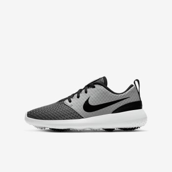 Nike Roshe G Jr. - Nagyobb Gyerek Golf Cipő - Sötét Szürke/Szürke/Fekete